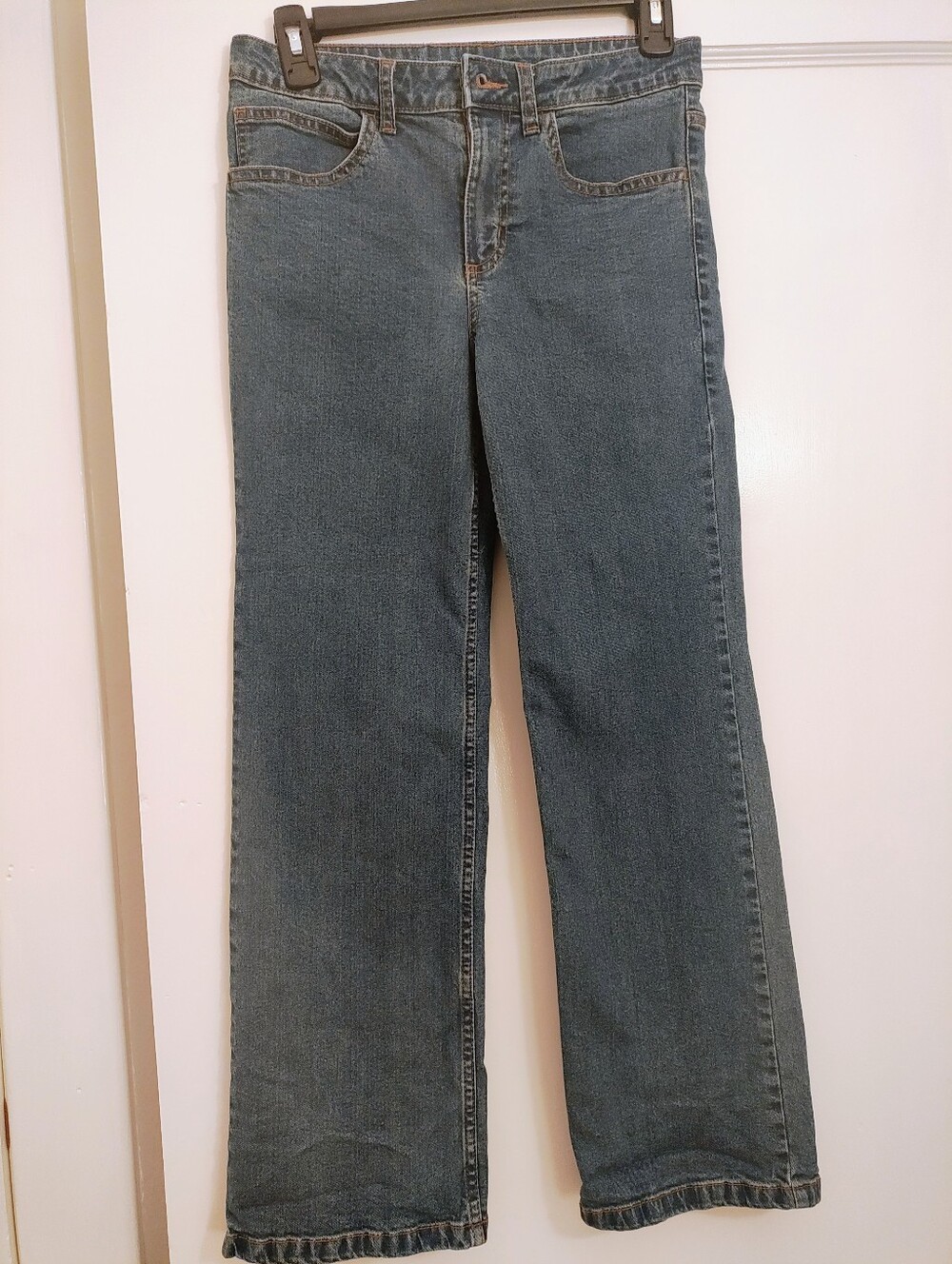 Carhartt Girls Size‎ 12 Bootcut Jeans Blue Denim Adjustable Waist Western